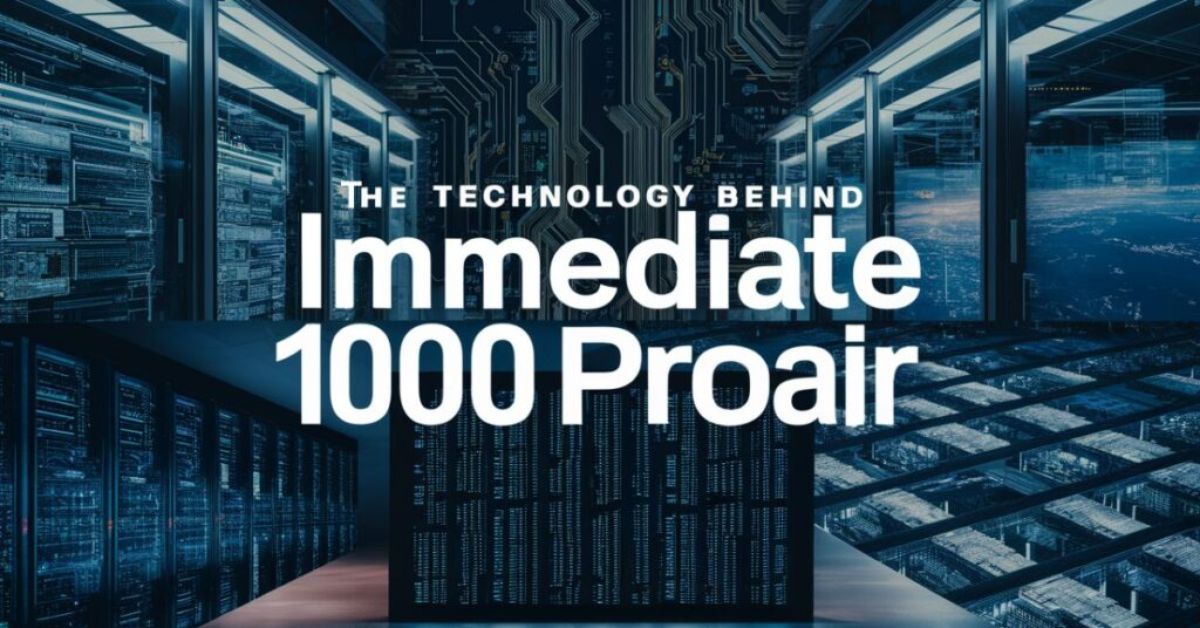 Immediate 1000 ProAir The Ultimate Solution For Clean And Fresh Air