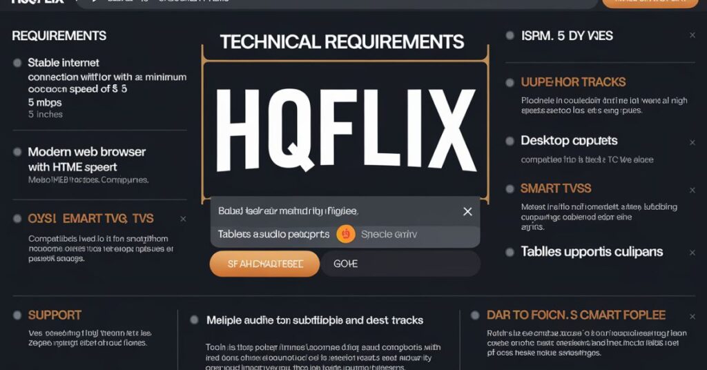 Technical Requirements For HQFlix